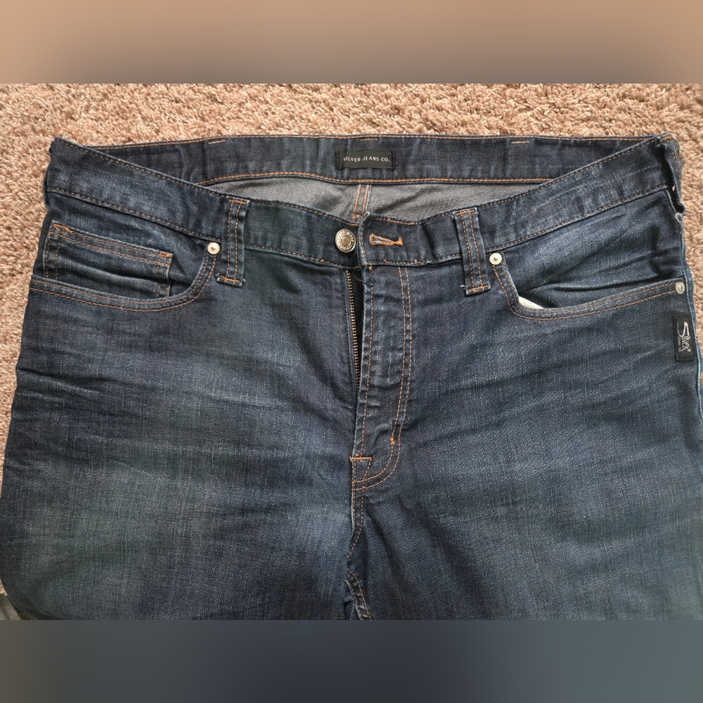 Silver Jeans Co Grayson Jeans Color Indigo Mens 38/30